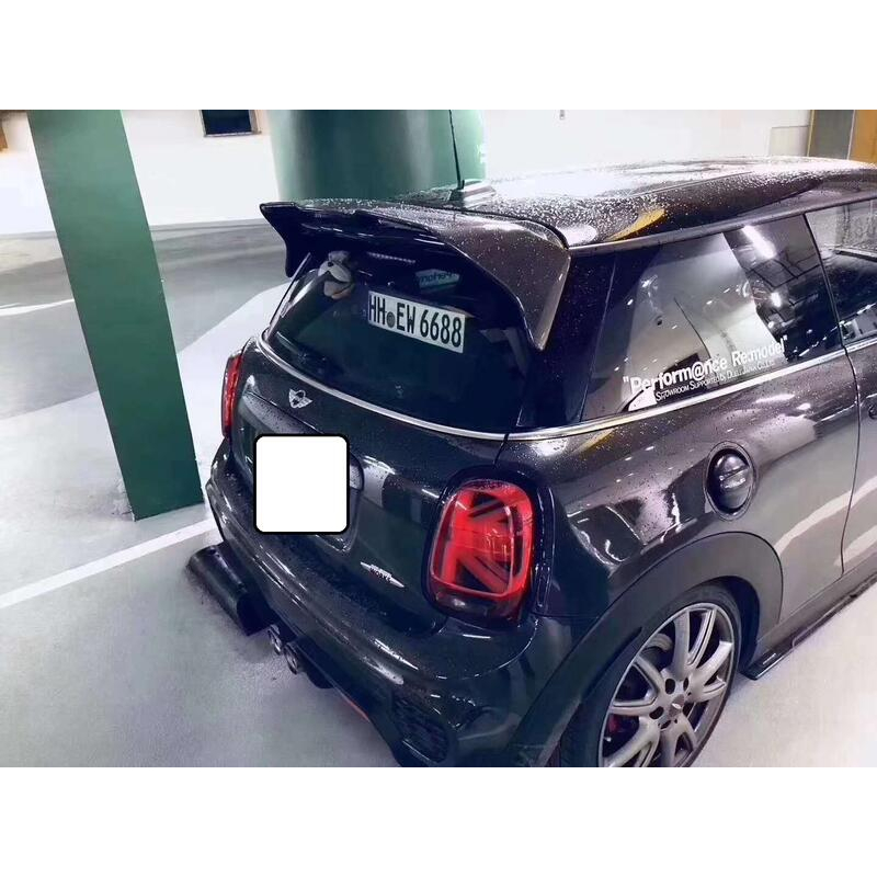 法克斯 mini cooper F55 三門 五門 專用碳纖維尾翼