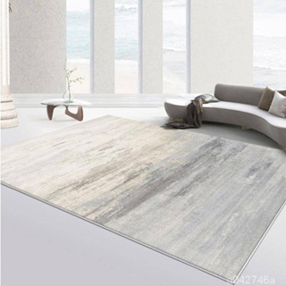 客廳地毯侘寂風北歐現代簡約沙發茶幾毯美式定製厚臥室床邊地毯墊 LuhZ