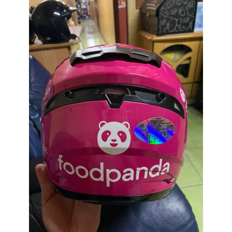 Foodpanda🐼熊貓外送員絕版SOL全罩式安全帽⛑️