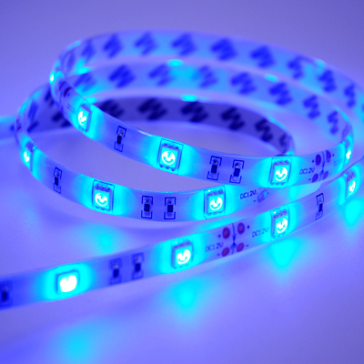 台灣現貨非淘寶 12V-500cm藍光LED-5050-SMD軟條燈(滴膠) led 軟條燈 軟燈條 條燈 燈條