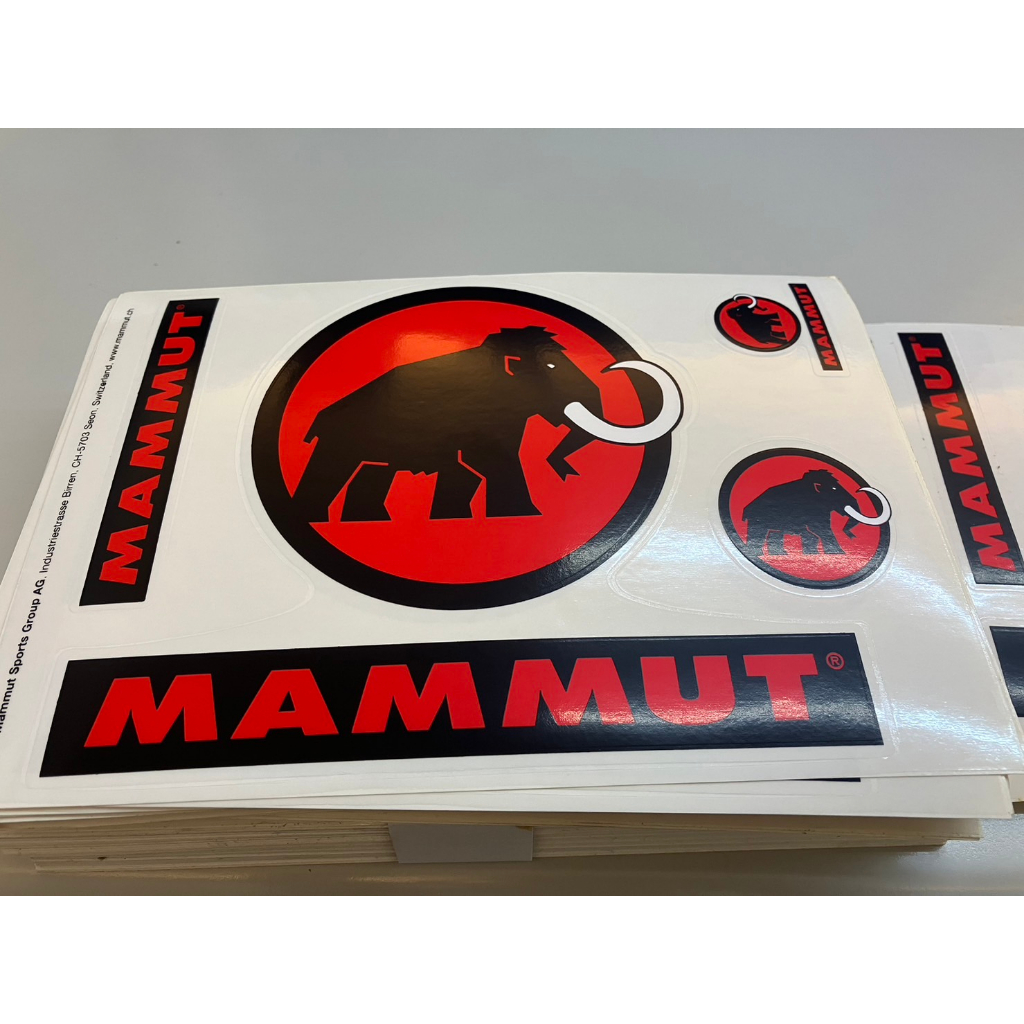 瑞士-「MAMMUT」長毛象貼紙 老物出清