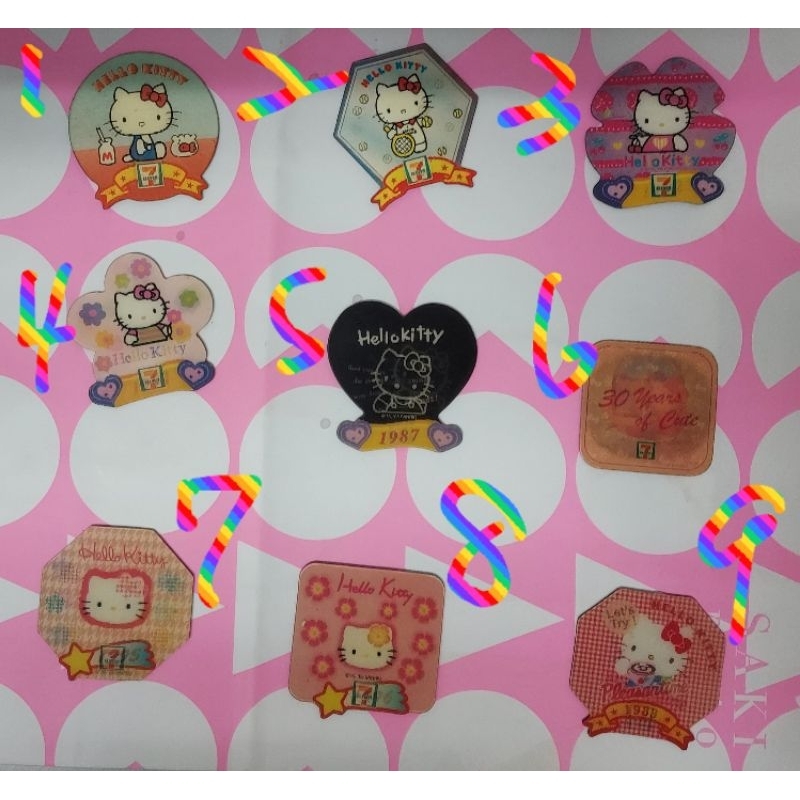  現貨 全新 7-11 超商 台灣 限定  磁鐵 冰箱磁鐵 三麗鷗 Sanrio Hello Kitty