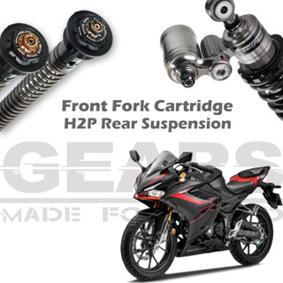 【GEARS集亞】HONDA CBR150R H2P 雙瓶預載可調後避震器/FFC-250TT前叉內管套件