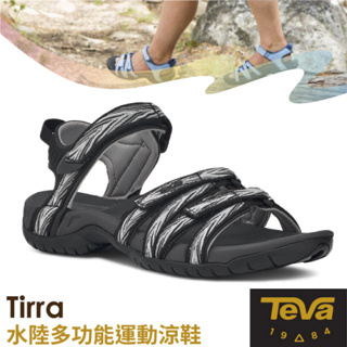 【美國 TEVA】送》女款 織帶運動涼鞋 Tirra/戶外健行溯溪海灘鞋/足弓涼拖鞋/快乾耐磨舒適_4266