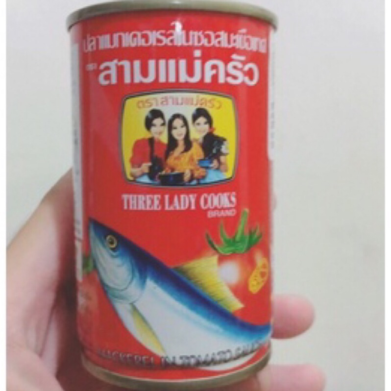 越南 三好牌鯖魚 魚沙丁魚 鯖魚罐頭 罐頭 THREE LADY COOKS CÁ HỘP BA CÔ GÁI