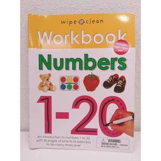 數字寫寫童書 可重複擦寫 Numbers (Wipe-Clean Workbook) 附筆