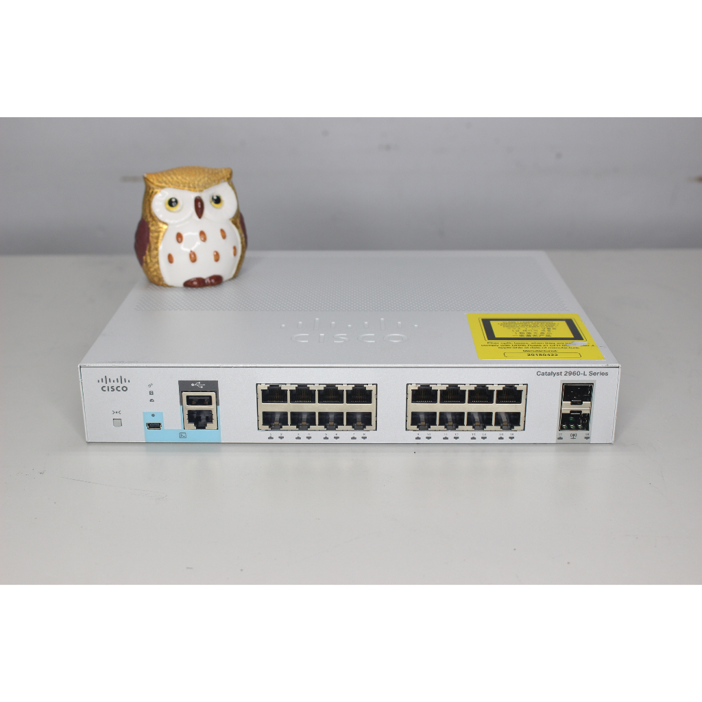 Cisco WS-C2960L-16TS-LL 16-Port Gigabit Ethernet w/ 2x 1G SF