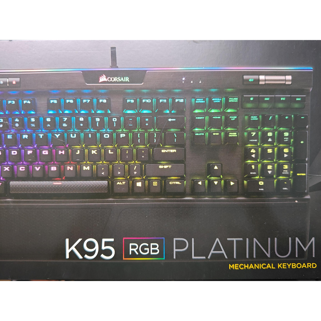 Corsair Gaming K95 RGB PLATINUM 茶軸