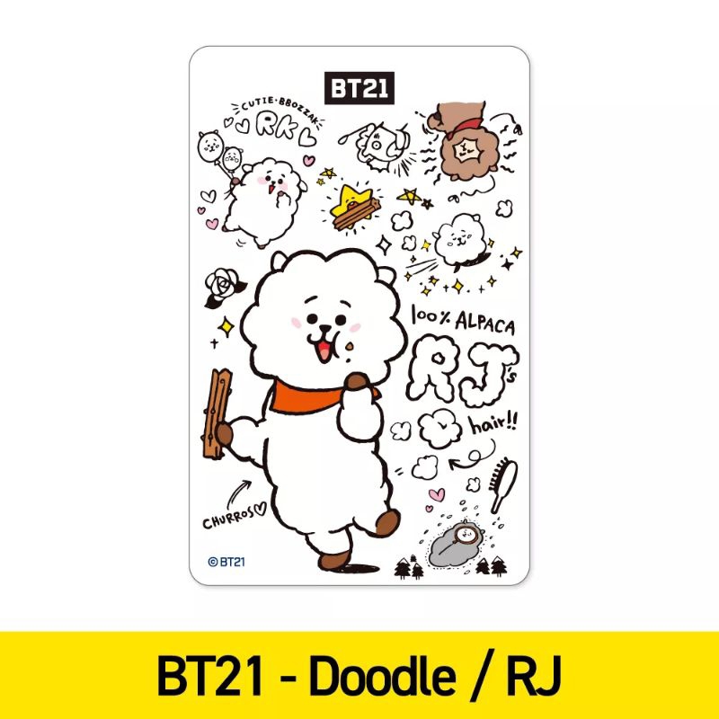 *現貨 全新 未拆封* 一卡通 - BT21 DOODLE 塗鴉系列 RJ