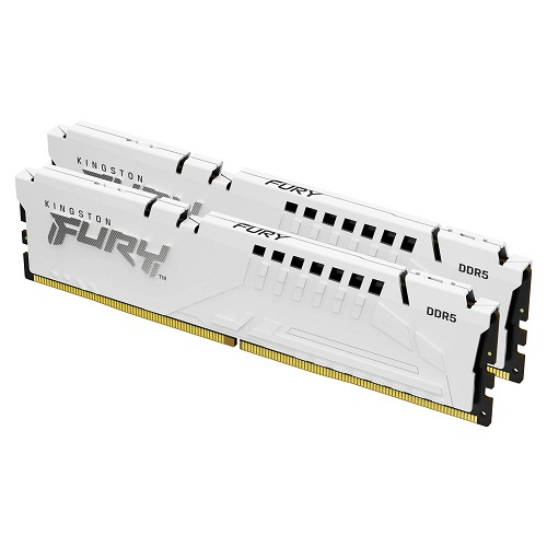 金士頓 FURY Beast DDR5 5600 64GB(32Gx2)記憶體(白) KF556C36BWEK2-64