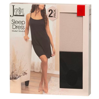 Jezebel 女細肩 睡裙 兩入組 #136824