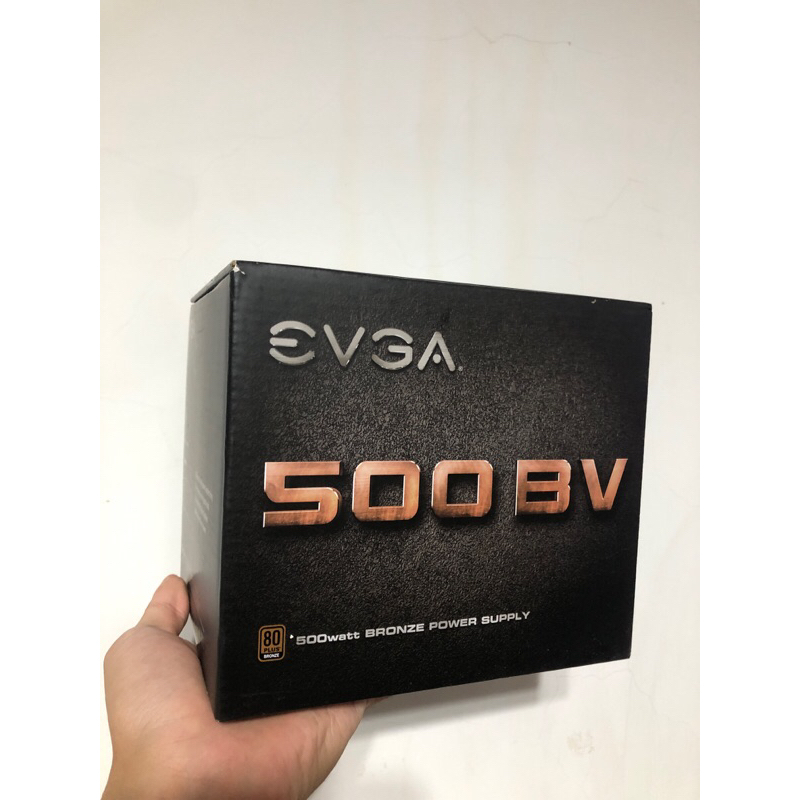 二手良品 EVGA 艾維克 500W 80 PLUS 銅牌 電源供應器 (500 BV)