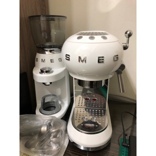 smeg 義式咖啡機 + 定量磨豆機