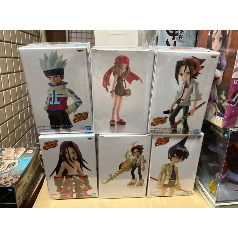 正版 通靈王 景品 葉王 恐山安娜 麻倉葉 道蓮 轟隆轟隆