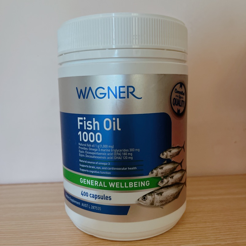🦘澳洲 Wagner Fish Oil 1000mg 深海魚油 魚油 無腥味 400錠
