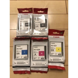 canon繪圖機專用原廠墨水 PFI-102新進貨10組