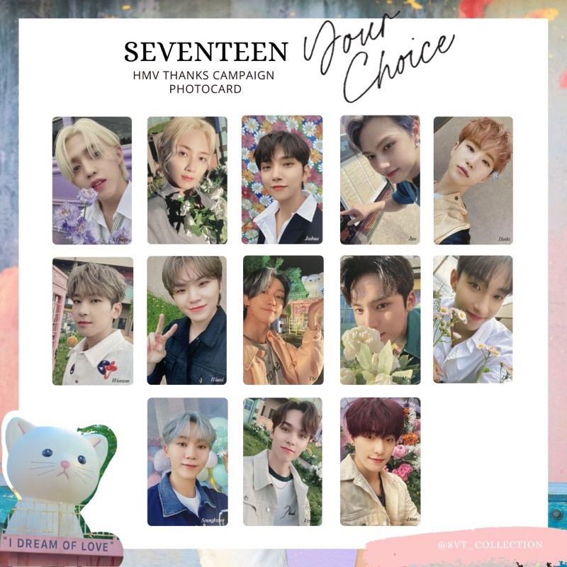 seventeen your choice hmv ジョンハン 他メン セット seventeen your