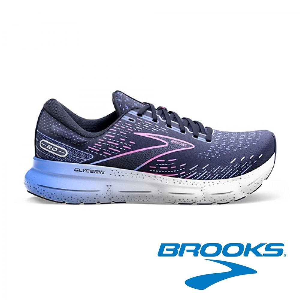【BROOKS】女平穩型避震緩衝運動健行鞋-寬楦『紫』120369