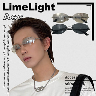 ☆LimeLight☆ 抖音 網紅 Y2K 無框 半框 細框 復古 歐美 百搭 造型 鏡框 眼鏡 墨鏡 太陽眼鏡 老錢風