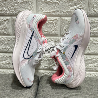 NIKE 女鞋 Quest 5 Premium 慢跑鞋 運動鞋 印花 櫻花粉 女鞋 FB6944100