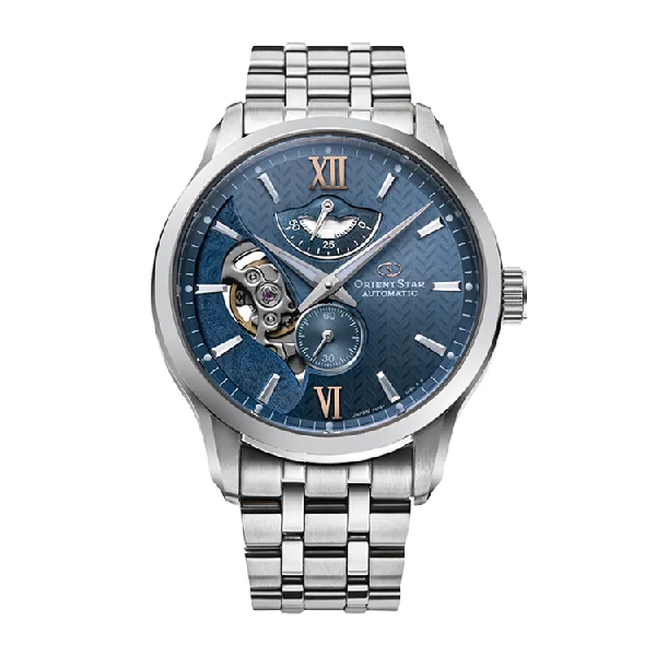 Orient 東方錶 東方之星 (RE-AV0B08L)都會紳士鏤空潮流腕錶 藍面 41mm