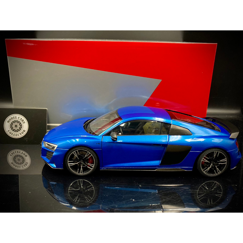 【收藏模人】Kengfai Audi R8 2021 水邦藍 限量500台 1/18 1:18