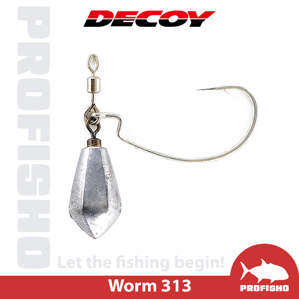 【搏漁所釣具】Decoy Zero-Dan Rock Worm 313 ﻿曲柄鉤﻿ ﻿﻿根﻿魚﻿ ﻿石斑魚﻿ ﻿海釣