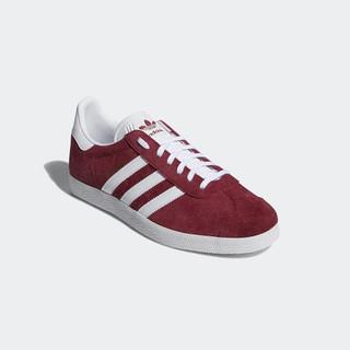S.G Adidas Gazelle B41645 酒紅 金標 白 休閒鞋 經典 三葉草 男女