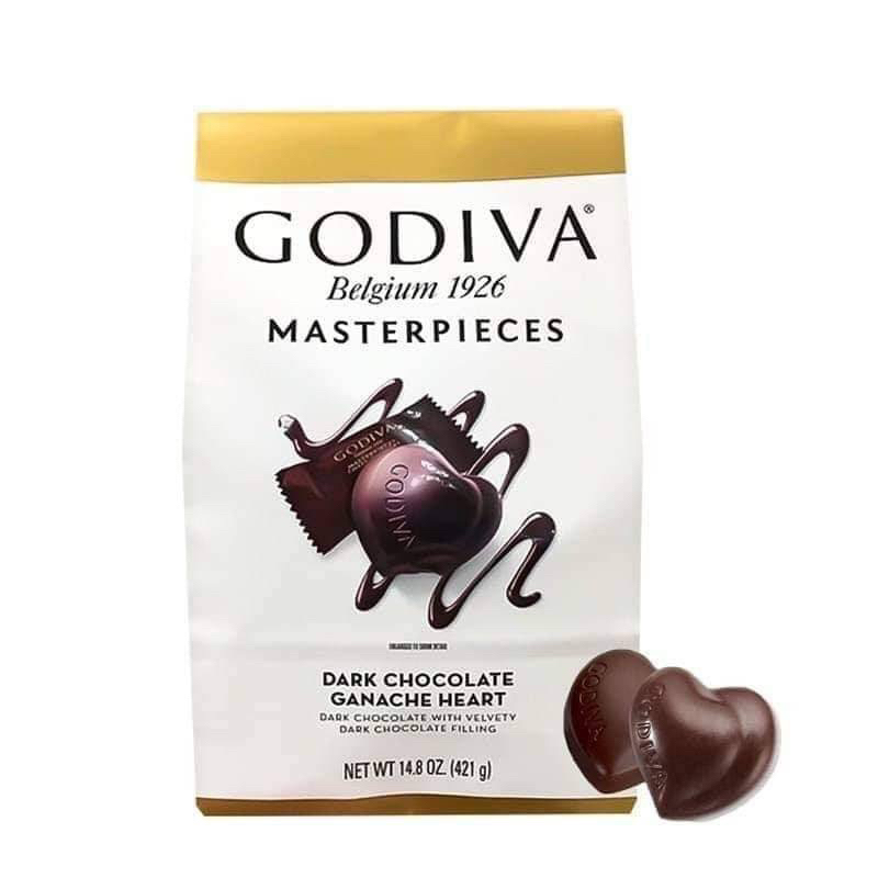 Godiva 心型黑巧克力大包裝獨立包