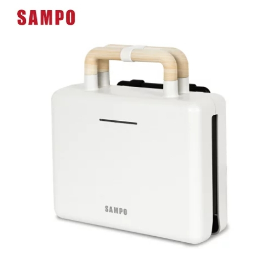 【SAMPO】可換片點心機 鬆餅機 三明治機 下午茶 多功能 熱壓三明治 附烤盤 烤麵包機 吐司機 TQ-B1981L