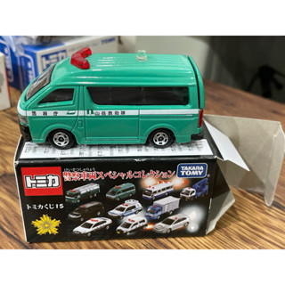 TOMICA 多美 抽抽樂 15 警察車輛 TOYOTA HIACE 警車 警視廳 山嶽救助隊
