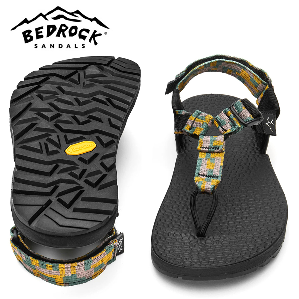 【BEDROCK 美國】Cairn 3D Adventure Sandals 越野運動涼鞋 中性款 拼貼圖案 美國製