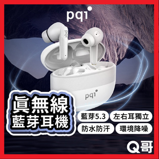 PQI 真無線藍芽耳機 BT 5.3 無線藍牙耳機 降噪耳機 防汗耳機 運動耳機 入耳式耳機 藍牙無線耳機 PQI32