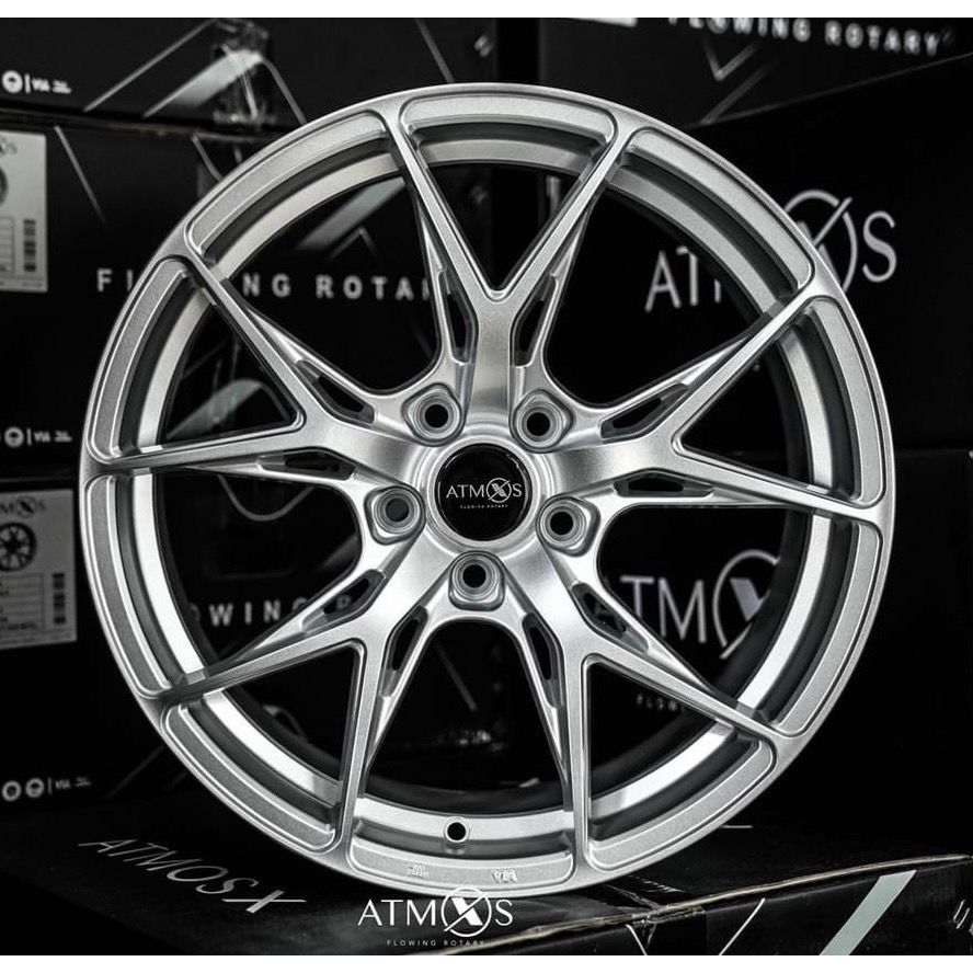 全新鋁圈 Atmos X Wheels X14 18吋 5孔112 5孔114.3 5孔108 旋壓框 高亮銀