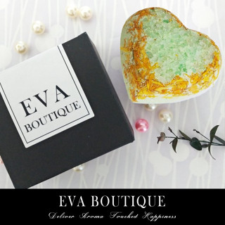 EVA｜纖體水晶閃耀浴鹽｜Slim Crystal Bubble Heart 心型泡泡浴系列泡澡球