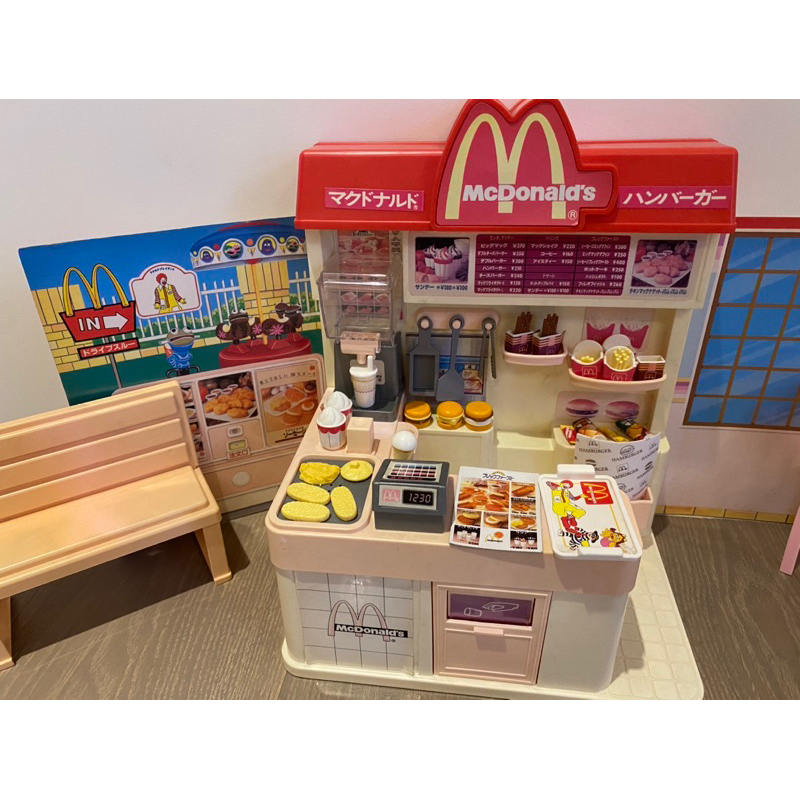 日本製🇯🇵 ［稀少、絕版］昭和當時物 三代目莉卡 licca 麥當勞店 McDonald’s 麥當勞玩具 莉卡娃娃