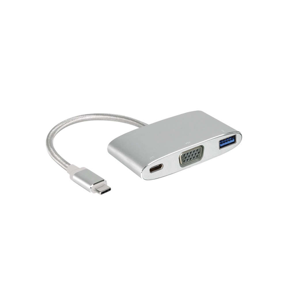 Innergie MagiCable USB-C to VGA 多孔轉接器