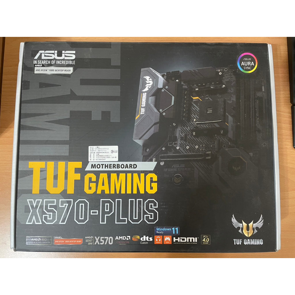 【二手】華碩 ASUS TUF GAMING X570-PLUS主機板