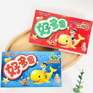📣訂單滿$99才出貨📣【I06】好麗友 好多魚 造型餅乾 30g 海苔 烤蝦