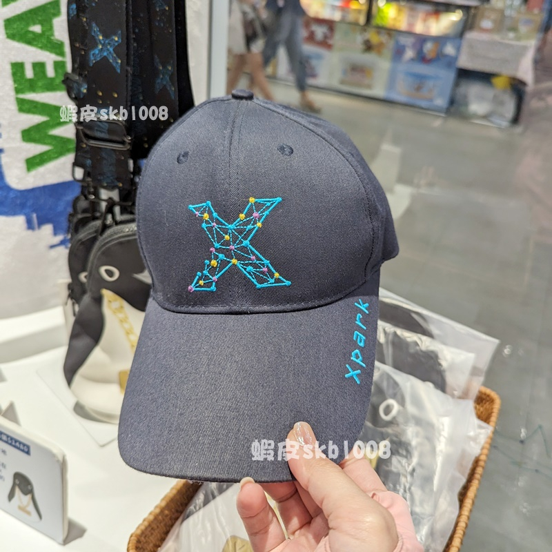 代購 Xpark 獨家 棒球帽 藍色 可調頭圍 男女皆可 帽子 Xpark限定