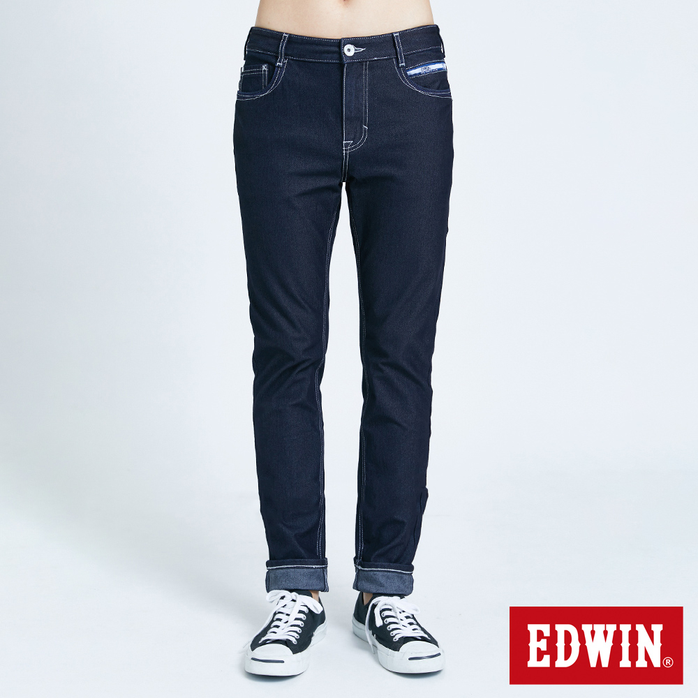 EDWIN JERSEYS 迦績 超彈窄直筒牛仔褲(原藍色)-男款
