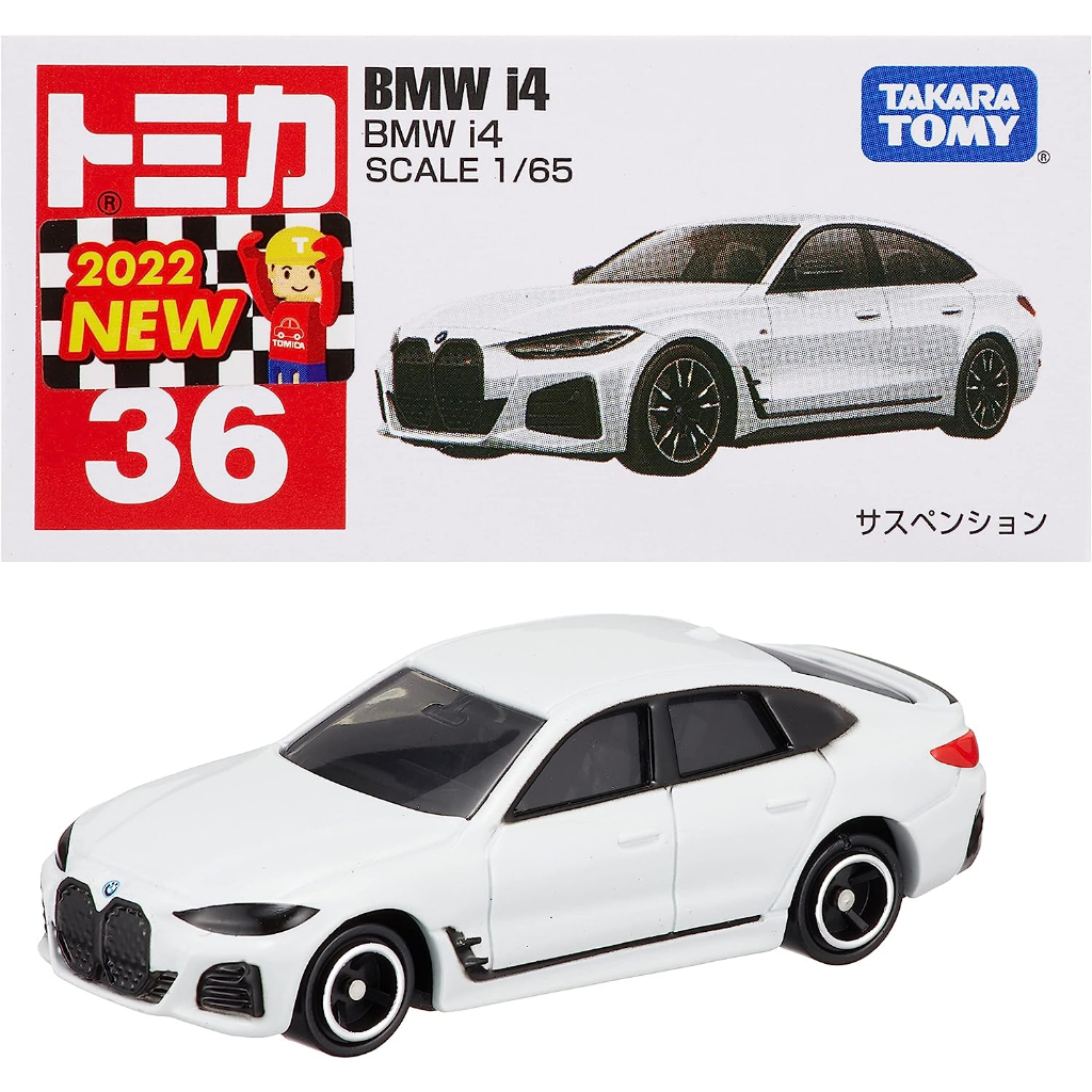 現貨NO.36 BMW i4 GT500日版 TOMICA 多美小汽車 新車貼