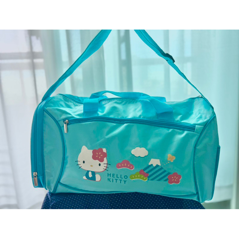 Hello Kitty悠遊時尚旅行袋/旅行袋/外出提袋(夏日海灘風🏖)