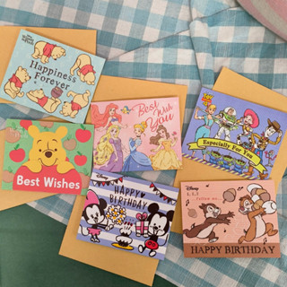 💗正版現貨💗迪士尼 立體卡 萬用卡 生日卡片 卡片 立體 維尼 玩具總動員 米奇 米妮 奇奇蒂蒂 公主 樂佩 美人魚
