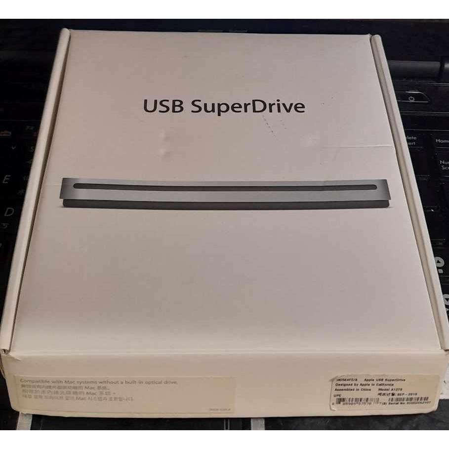 Apple 蘋果 A1379  Super Drive USB 吸入式 DVD RW -外接式 光碟機 2手