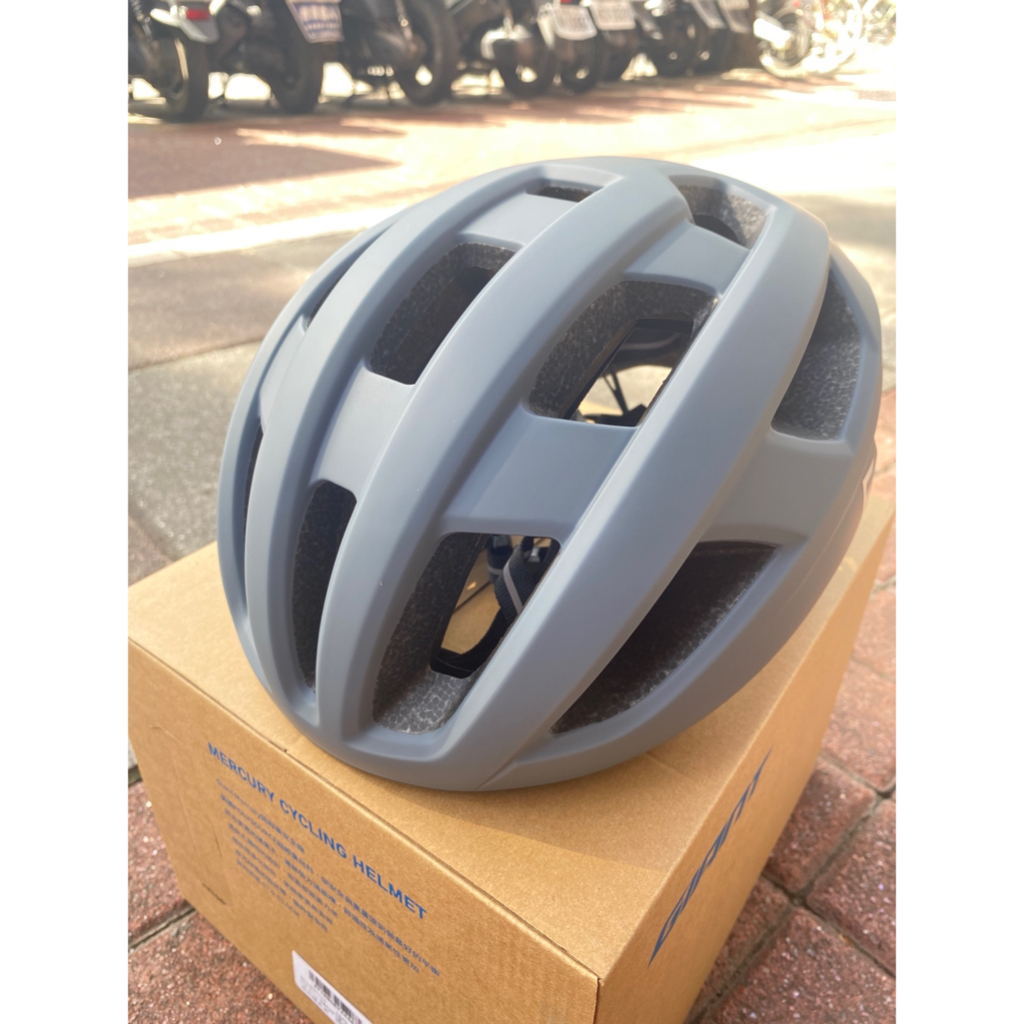 (騎蜂單車) 分期 捷安特 新款 GIANT MERCURY 輕量自行車安全帽 單車安全帽 消光精品灰