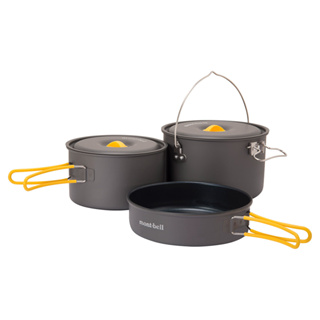 日本 mont-bell Alpine cooker 16+18鍋具 1124909 露營鍋具組 登山