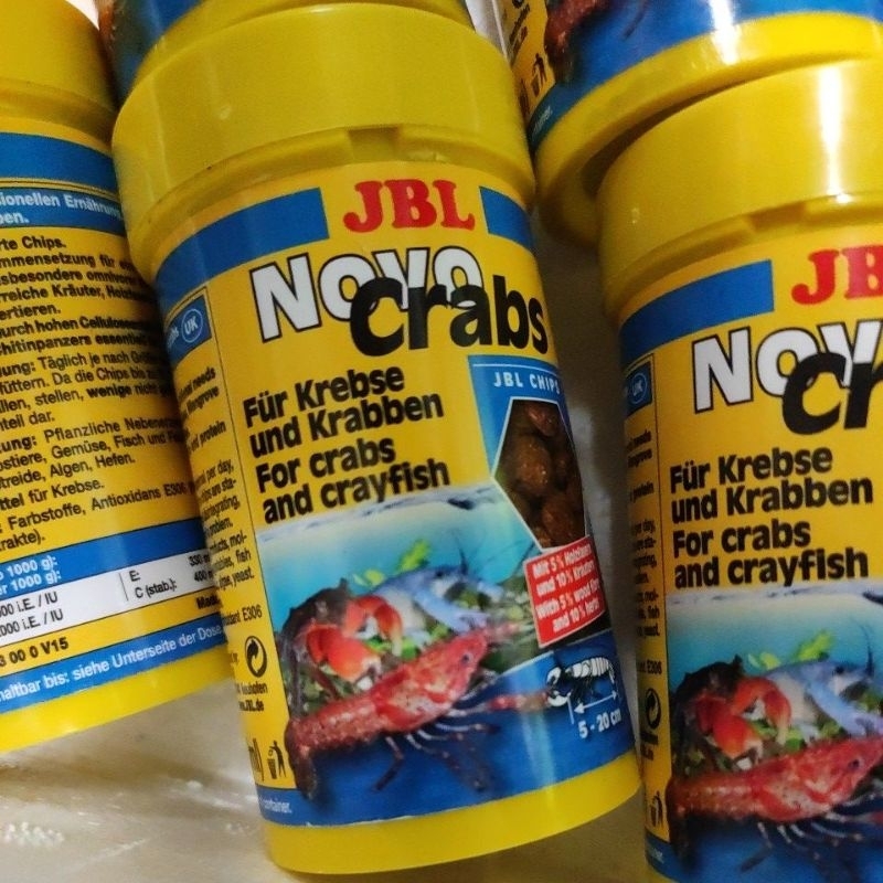JBL 螃蟹 螯蝦 專用飼料 100ml 德國製造 Novo Crabs