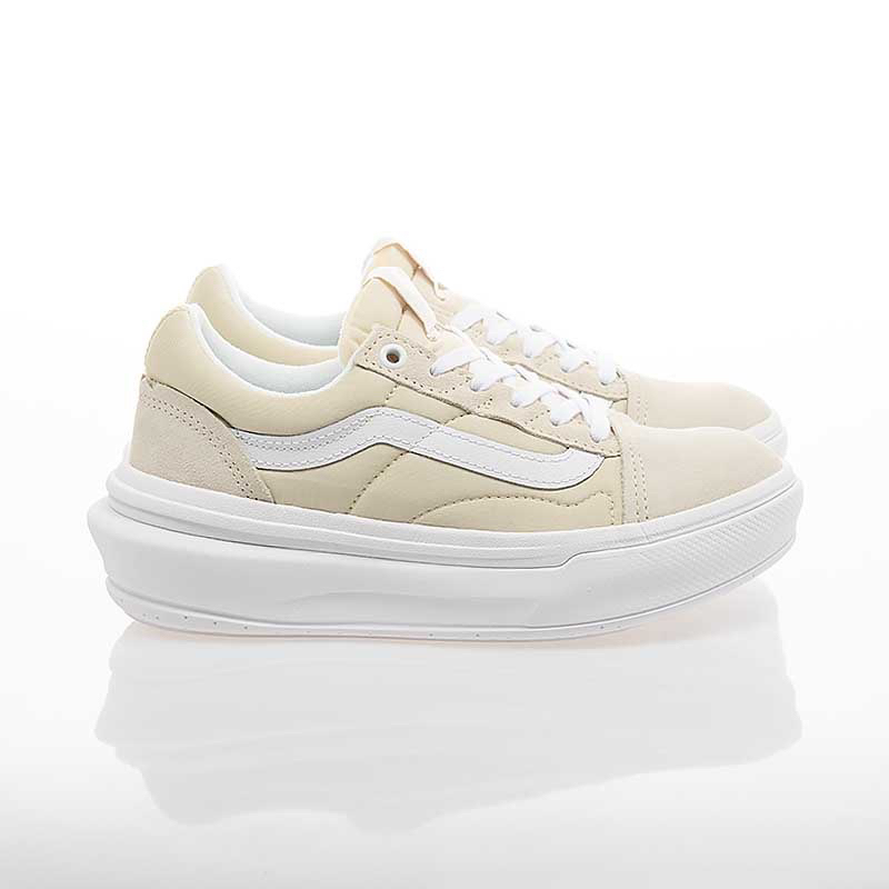 VANS OLD SKOOL OVERT CC 輕量 厚底 增高 奶茶色