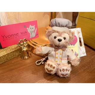 Yvonne MJA上海迪士尼樂園限定正品Duffy達菲熊 情人節坐姿吊飾娃娃